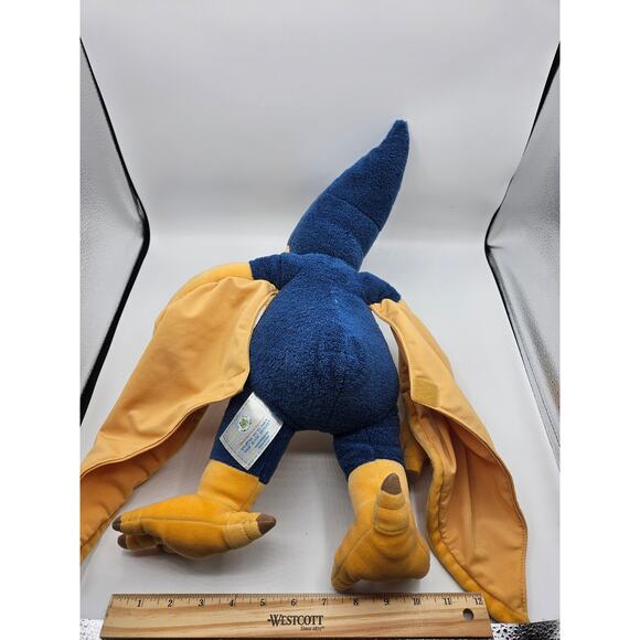 Build A Bear Blue Pterodactyl Plush Flying Dinosaur with Wings 18" Tall - Picture 5 of 10